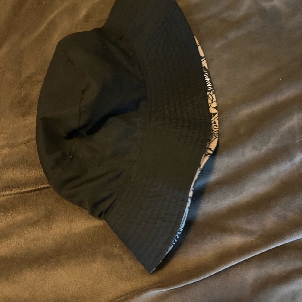 Reversible Black Bucket Hat